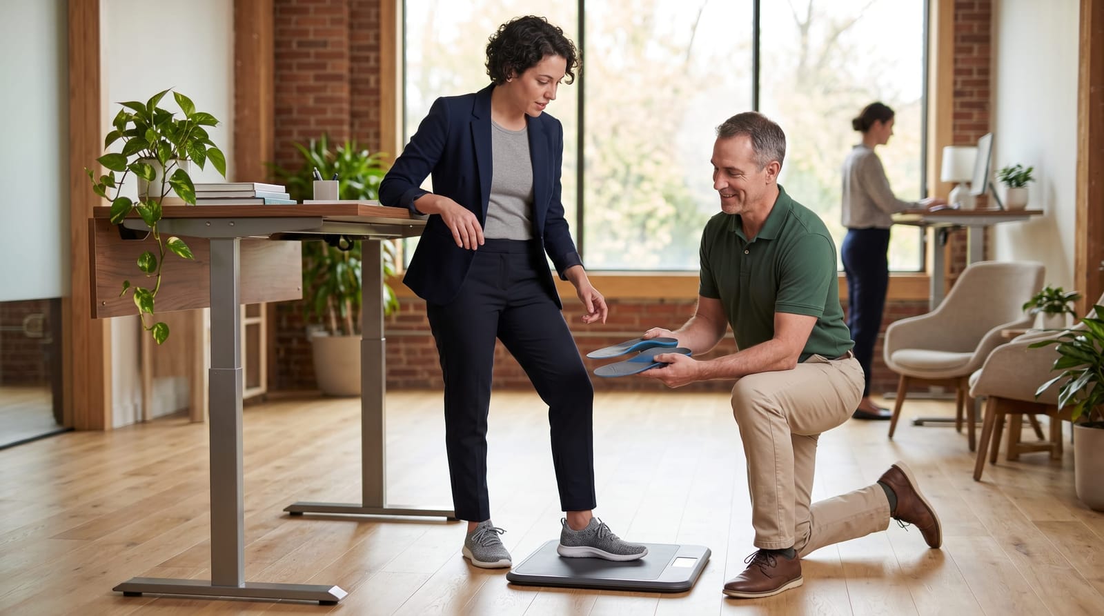 Custom Orthotics for Work Professionals: Standing Desks, Long Commutes and Foot Pain
