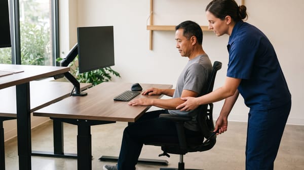 Ergonomic Desk Setup to Prevent Sciatica Flare-Ups at Work