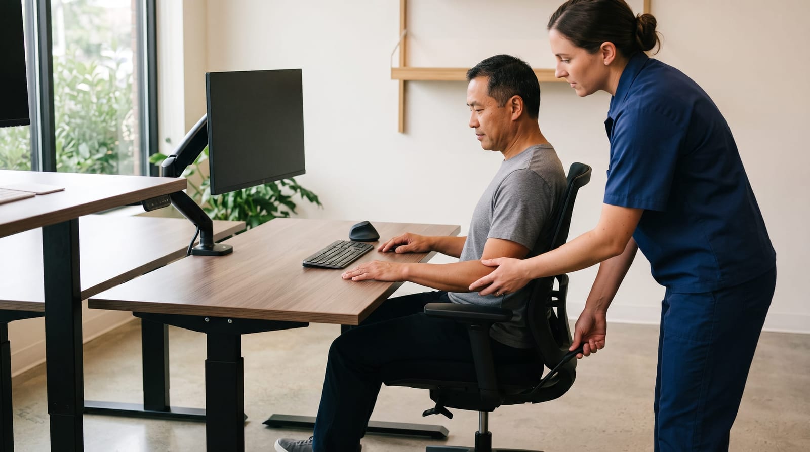 Ergonomic Desk Setup to Prevent Sciatica Flare-Ups at Work